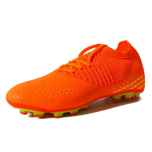 Men Soccer Cleats Shoes Long Spikes Football Boots Non Slip Turf Indoor Training