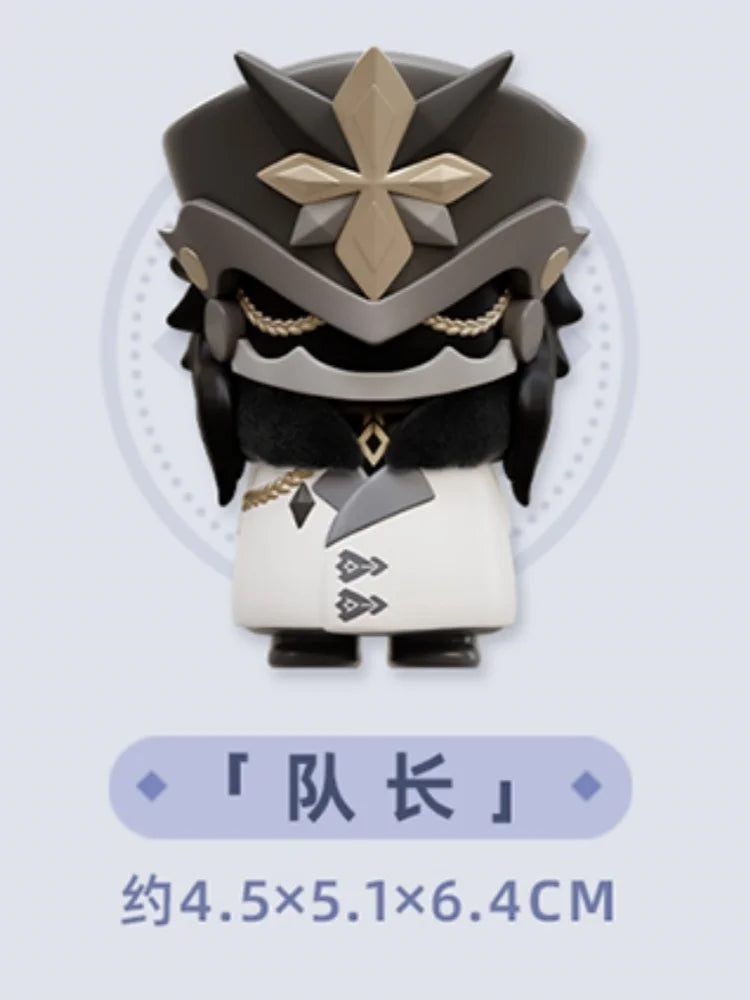 Genuine Suplay Genshin Fatui Harbinger Blind Box Mihoyo Game Anime Figure Collectibles Merchandise Mystery Box Gifts Ornaments