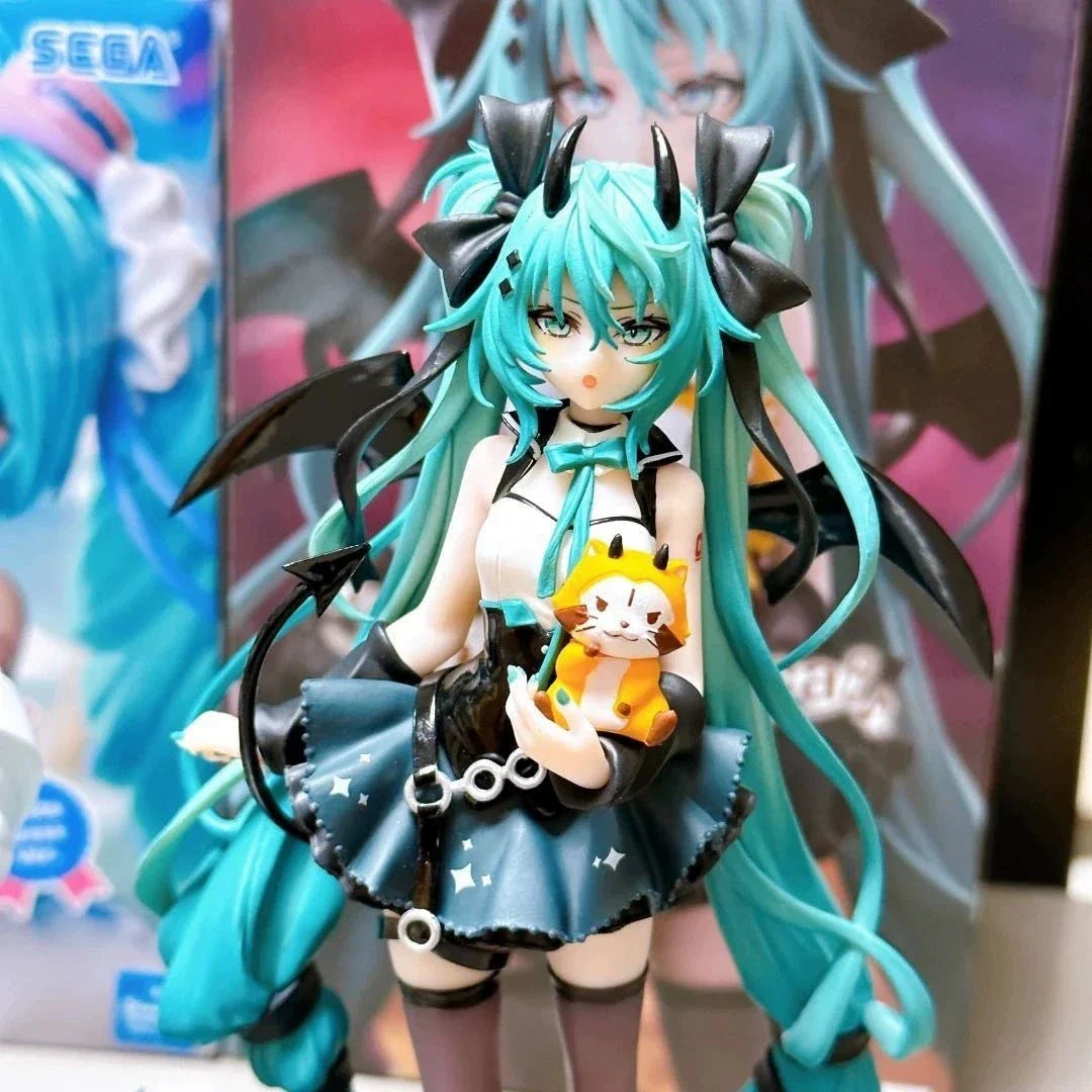 Student Girl Hatsune Miku  Action Figures Fashion Figure Model Miku Room Decorations PVC Collection Model Doll Toy