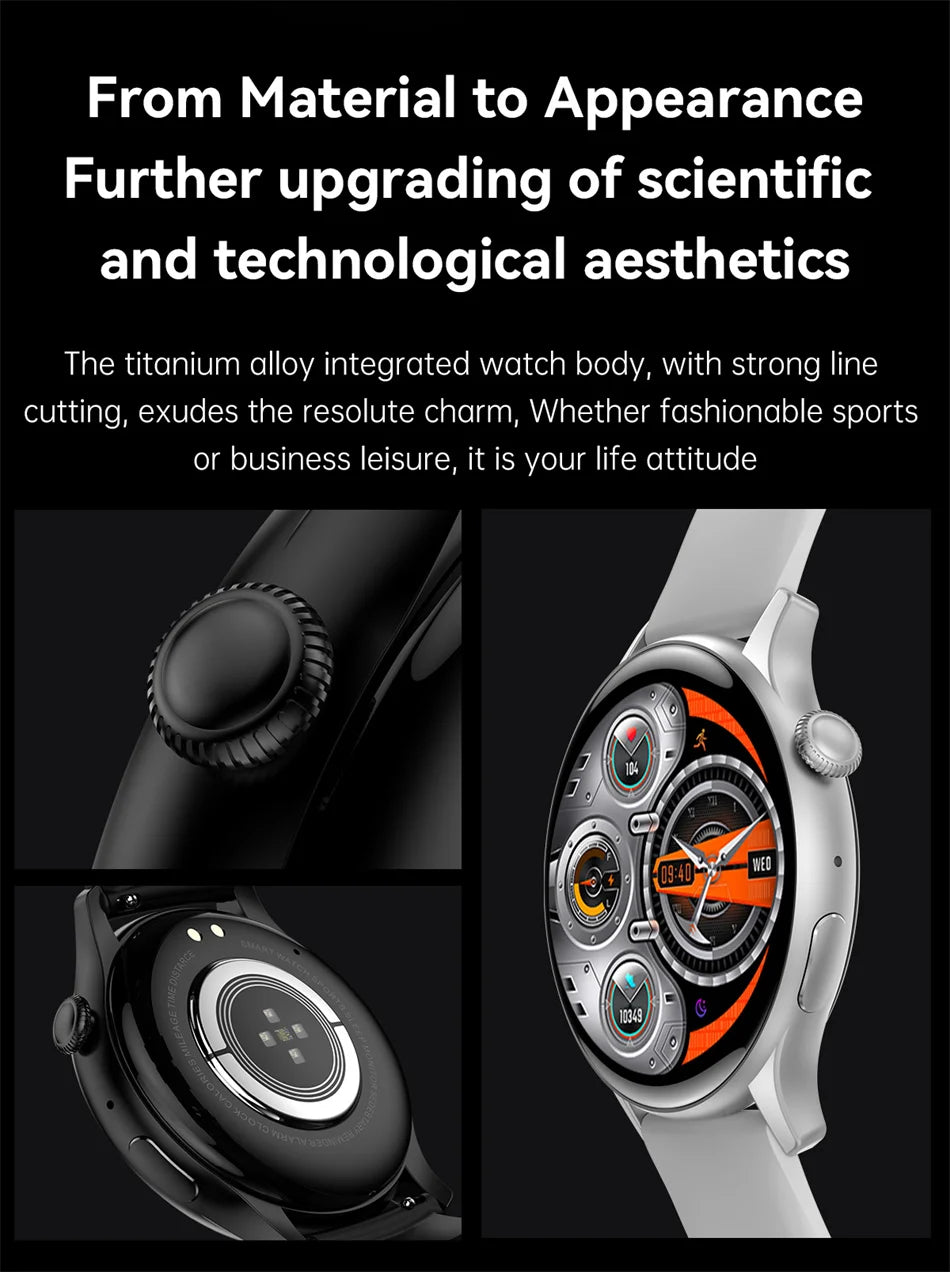 2026 New True AMOLED Smart Watch Ladies Screen Always Show Time 466*466 HD Health Tracker Voice Calling NFC Smartwatch Women