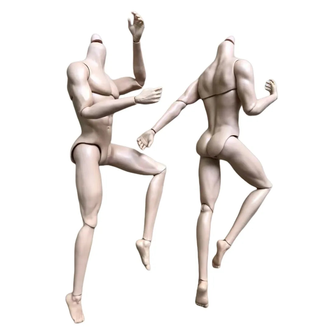YUNYI Male Doll Body 1/6 Strong Muscle Solider Men Body Figures 14 Joints Movable Doll Figure Toys Christmas Gifts