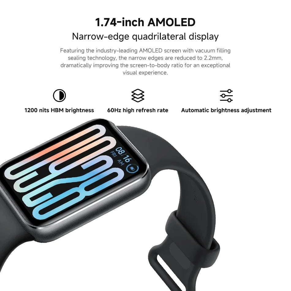 Original Global Version Xiaomi Smart Band 9 Pro Smartband 1.74" Display GPS Blood Oxygen Sport Smart Watch Bracelets Mi Band
