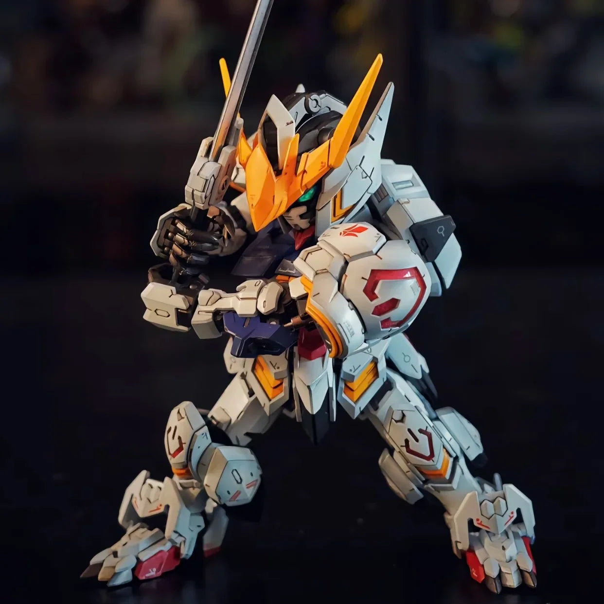 Barbatos Mgsd Assembly Model Kit Action Figures Comes With Water Decals Free Display Stand Desktop Decoration Boys Surprise Toys
