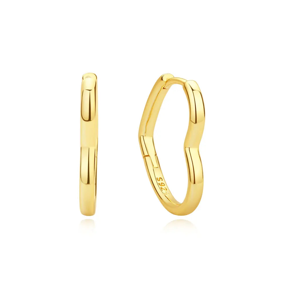 Original 925 Sterling Silver Earrings 2025 Stud Hoop Crystal Earings For Women Rose Gold Crown Heart Infinity Bee Earing Jewelry