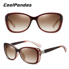 Diamond Gradient lens Sunglasses Women Polarized Glasses