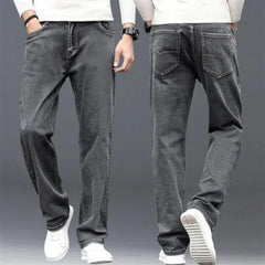 Men's Jeans Classic Retro Baggy Trousers Summer Regular Straight