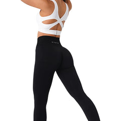 Leggings Women Soft Workout Tights Fitness Outfits Yoga Pants High Waisted Gym Wear