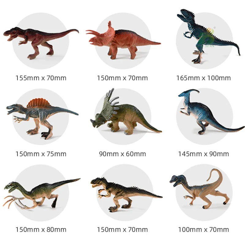 Simulation Dinosaur Toy for Boy Jurassic Models Children Action Figures PVC Tyrannosaurus  World Animals Park Kids 3 Years Gift
