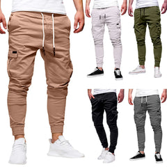 Casual Men Pants Fashion Big Pocket Hip Hop Harem Pants Quality Outwear Sweatpants