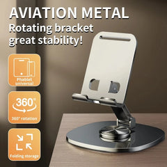 720 Rotate Aluminum Alloy Portable Tablet Holder For iPad Adjustable Flexible