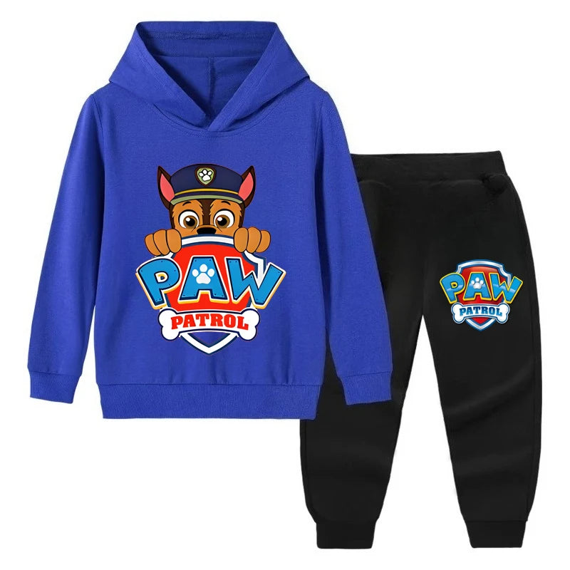 Autumn Spring Children's Clothing Sets Spiderman Boys Thin Sweatshirt+Sweatpant 2pcs Kids Hooded Pullover Set Tracksuit