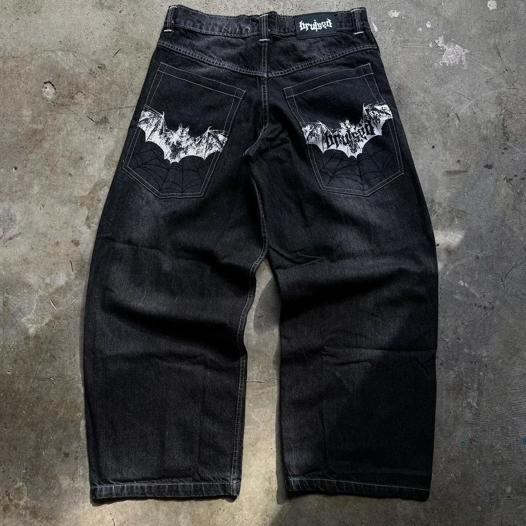 Y2K Jeans: Streetwear Jeans | Hip-Hop Pant |  Jnco Jeans