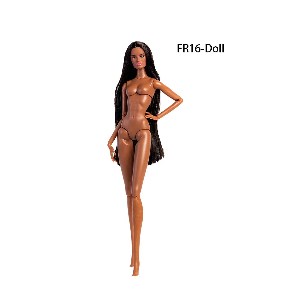 32cm European Supermodel Nude Doll Toy Original Unique Design Full Series Figure 1/6 Joint Multi Color Skin Exquisite Makeup Toy