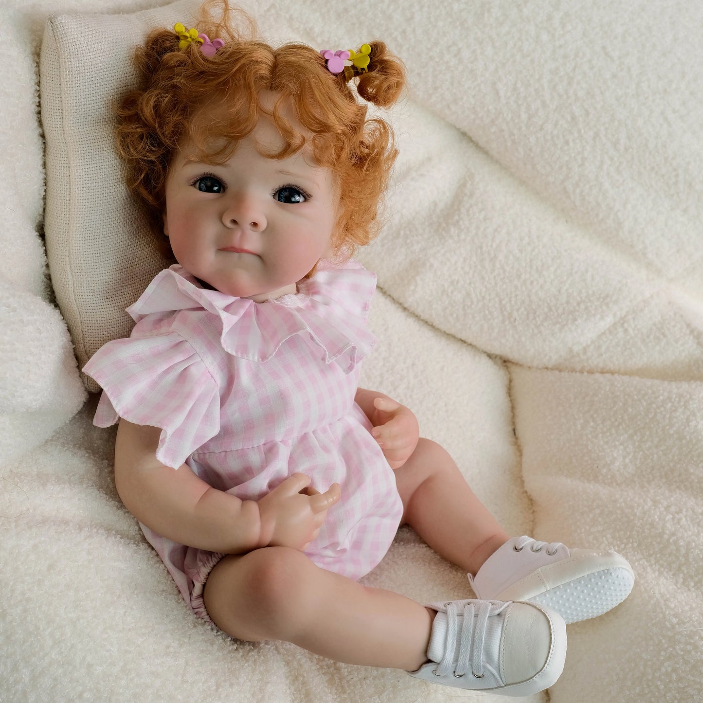 NPK 19-inch Newborn Lifelike Reborn Baby Doll Bettie Cuddly Full Body Multiple Layers 3D Skin Painting Collectible Toy