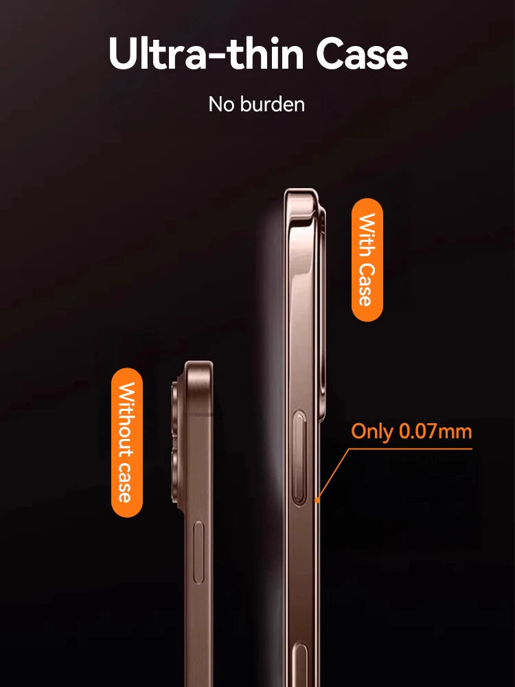 Joyroom Clear Case For iPhone 17 Pro Max Anti-drop Transparent Cover Non-yellowing Shockproof Ultra Slim Cover Screen Protection