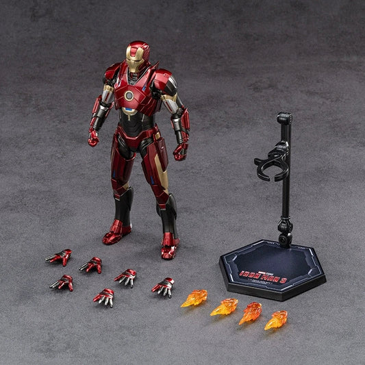 ZD Toys Iron Man MK35 Red Snapper Action Figure Iron Man Mk41 Mk47 Tank MK24 MK22 1/10 Scale Iron Man Collections Gift