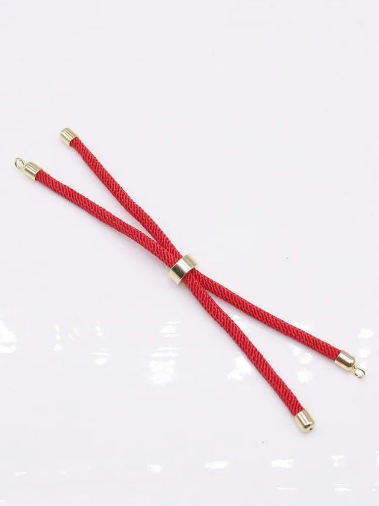 10PCS fashion luxury Wind Life Tree handmade DIY woven rope bracelet 3mm open loop buckle adjustable bracelet