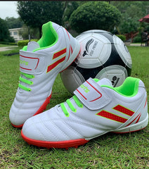 Children Football Shoes Soccer Boots Kids Boy Girl Sneakers Leather