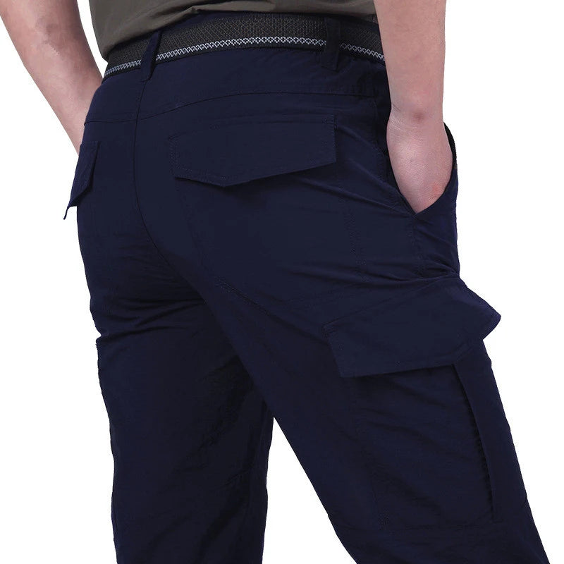Waterproof Tactical Cargo Pants Men Breathable Summer Casual Army Military