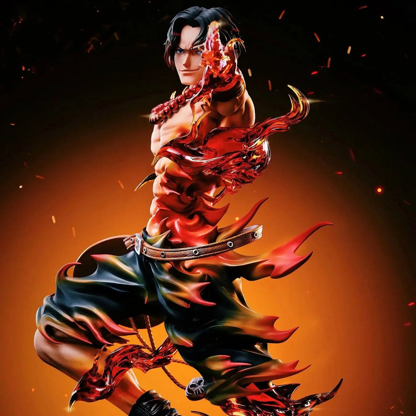 One Piece Ace Anime Figure Portgas·D· Ace Action Figurine Statue Pvc Gk Model Collection Doll Desk Decoration Toy Birthday Gifts