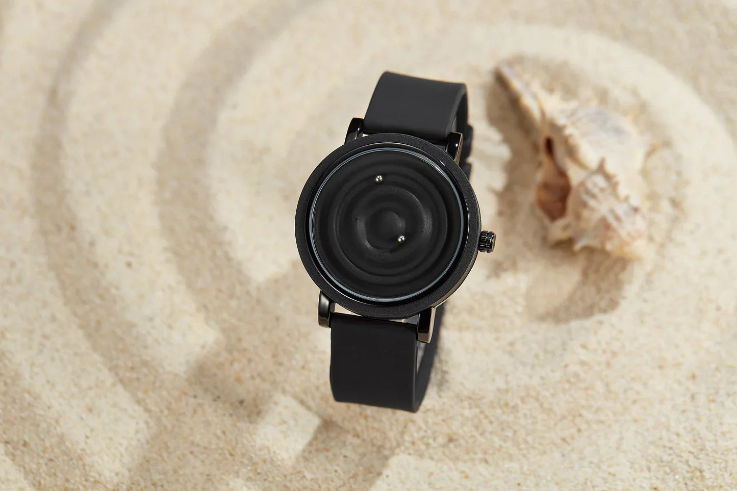 Personalized fashionable floating magnetic pointer free ball bearing creative simple waterproof quartz watch student women men