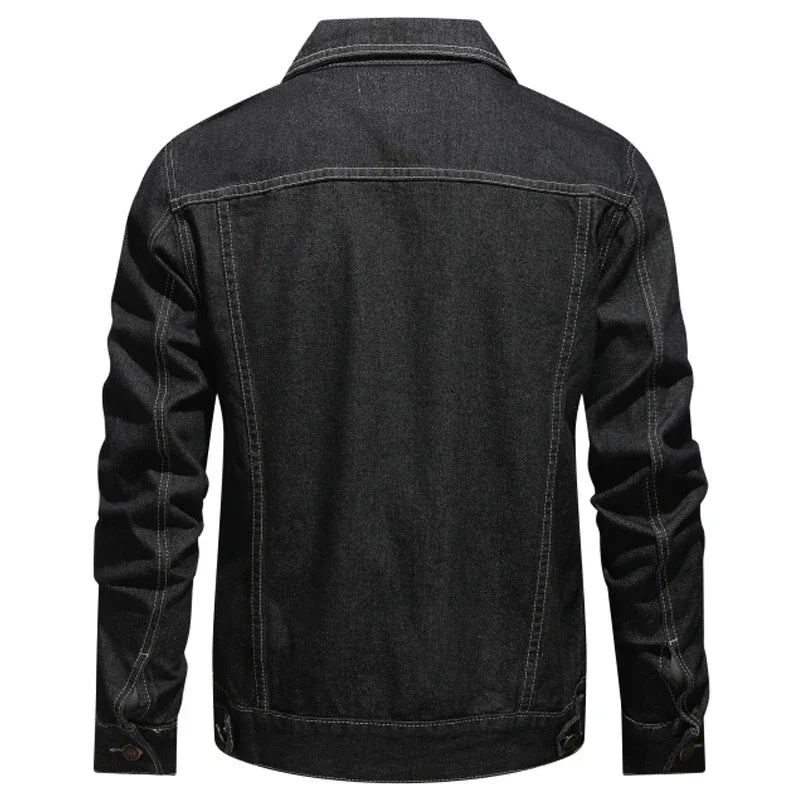 Style Boutique Pure Cotton Fashion Blue Black Mens Casual Denim Jacket