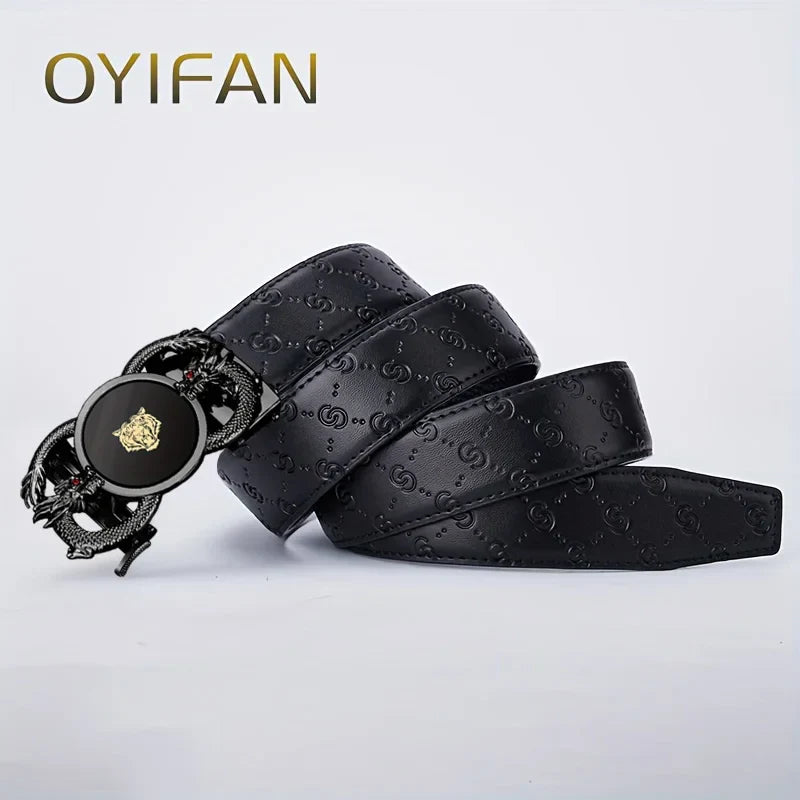 Fashion designer belt, high-quality genuine durable belt, men's belt, business belt, automatic buckle belt
