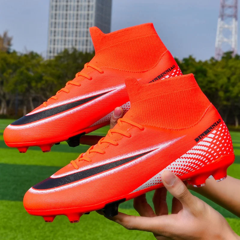 Football Boots Breathable Outdoor Lightweight Non-slip Training Soccer Shoes