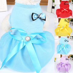 Pet Dog Clothes For Small Dog Dress Puppy Dresses Dog Costume Princess Cat Skirt Cat