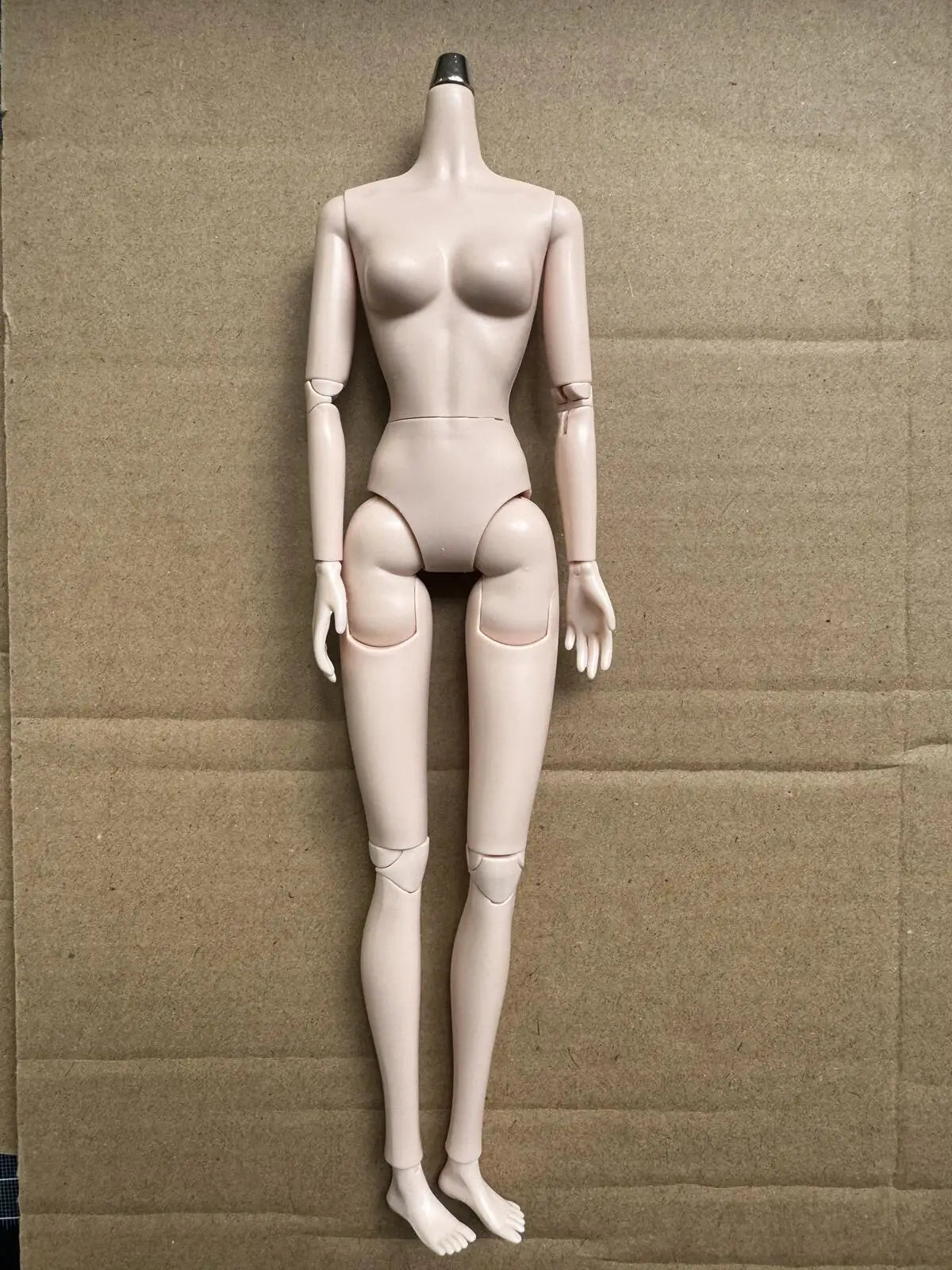 1/6 Super Model Doll Body Joints Movable Solid Doll Replacement Body For FR/IT Doll Heads Light Beige Pink White Skin Tone
