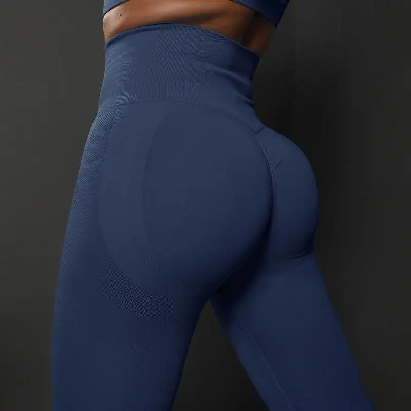 Women Seamless Yoga Pants Fitness Sports Running Sportswear Stretchy Lifting Tights