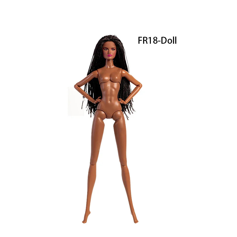 32cm European Supermodel Nude Doll Toy Original Unique Design Full Series Figure 1/6 Joint Multi Color Skin Exquisite Makeup Toy