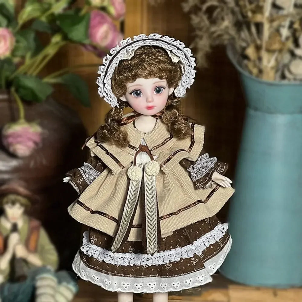 Ball jointed Doll Toys Bjd Dolls For Girls Dolls 1/6 Starry Gray Eyes 30cm Lolita Fashion Dress DIY Toy Children Birthday Gifts