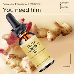 New Turmeric Oil Glow to Facial Lightening Serum For Black Brown Skin Leg Hand Body Whitening for Dark Skin beauty health