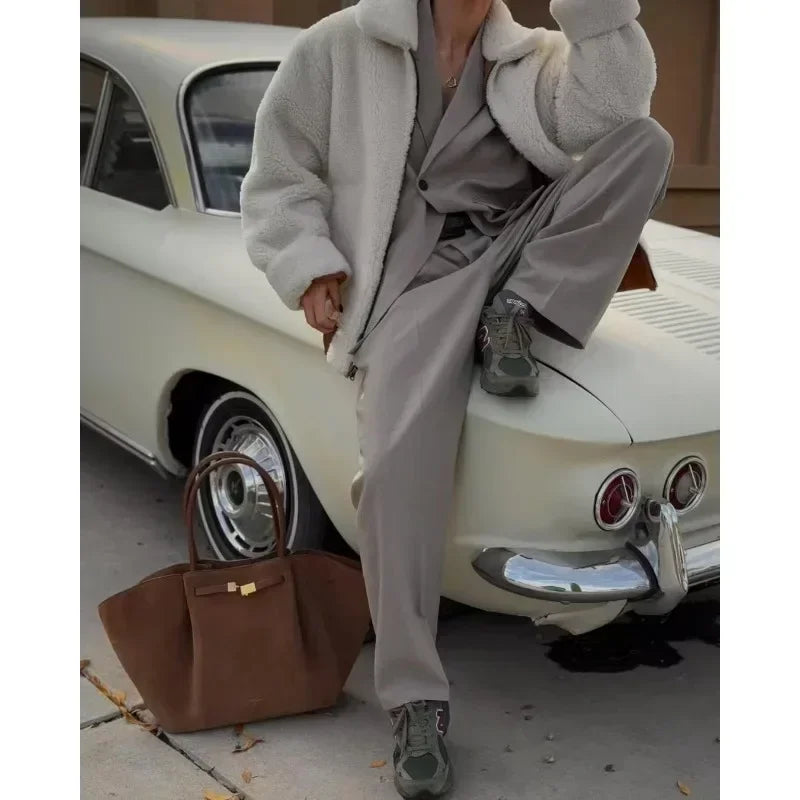 Tote Bag Commuting Retro One-shoulder Hand-held Armpit Bag for Women