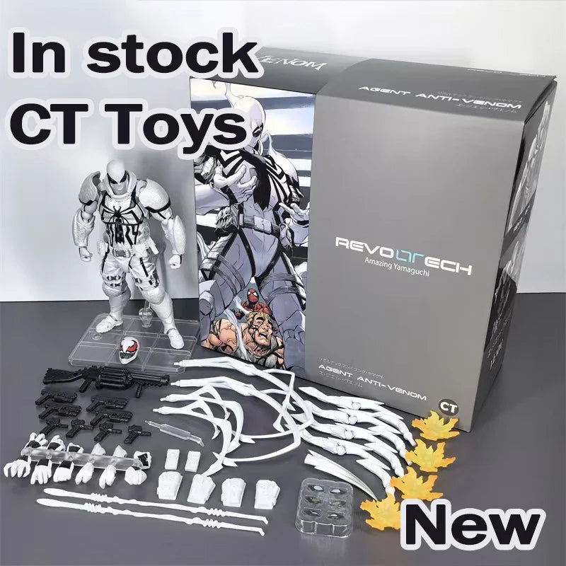 In Stock Ct Toys Venom Action Figure Kaiyodo Figurine Marvel Movable Collection Eugene Thompson Ko Model Decorate Toys Kids Gift