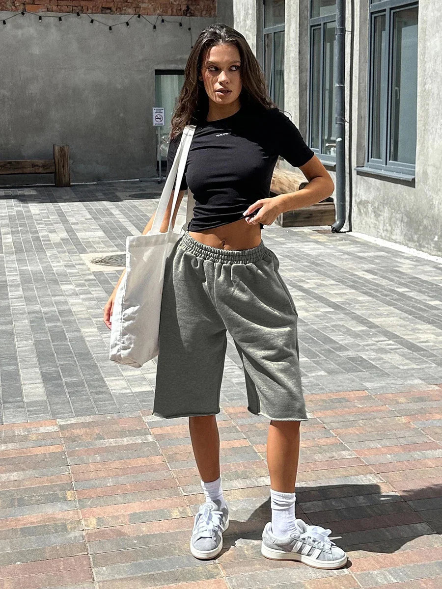 Bronladies 100% Cotton Casual Shorts  Women's Soft Breathable & Stylish for Everyday Wear Shorts  Couple Pants Summer Shorts