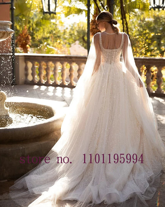 White Bridesmaid Dresses: Crystal Sequins Shiny 2 Pieces Wedding Dresses