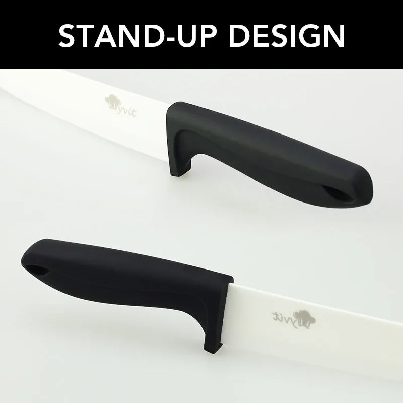 Ceramic Knife Set of Kitchen Knives 3 4 5 6 Inch Sharp Serrated Bread Chef Utility