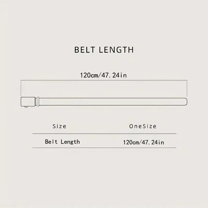 Men's Business Belt Smooth Buckle Leisure Belt Jeans Belt Suit Pants Belt