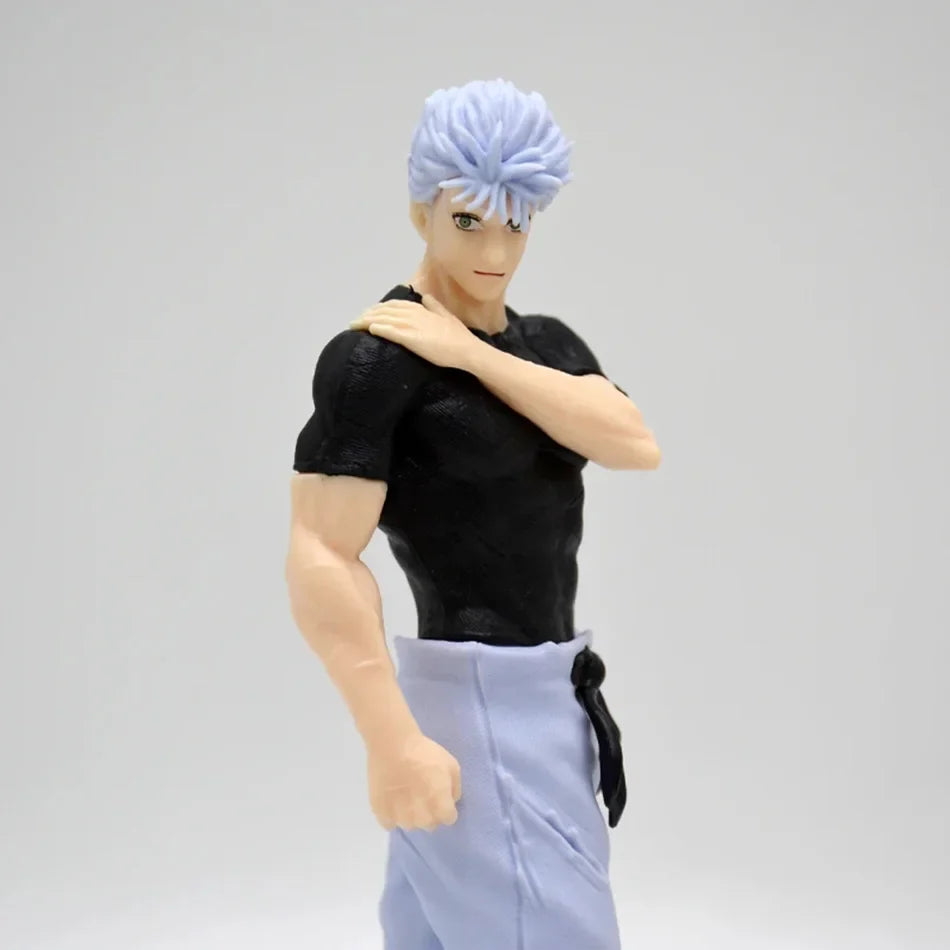 19cm Japanese Anime Jujutsu Kaisen Figure Gojo Satoru Action Figure PVC Model Toys Collectible Statue Standing Kids Gift