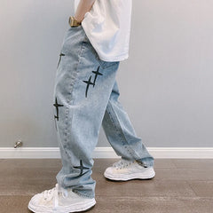 Cargo Pants Streetwear Baggy men Jeans Spring Autumn Men Korean Fashion