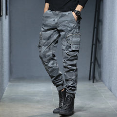 Joggers Cargo Pants Men Casual Hiphop MultiPocket Male Trousers