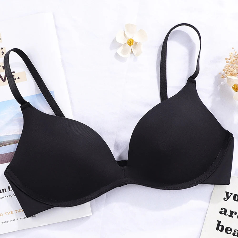 Womens Bralette Wireless Girls Gather Lingerie Sexy Underwear Small Chest
