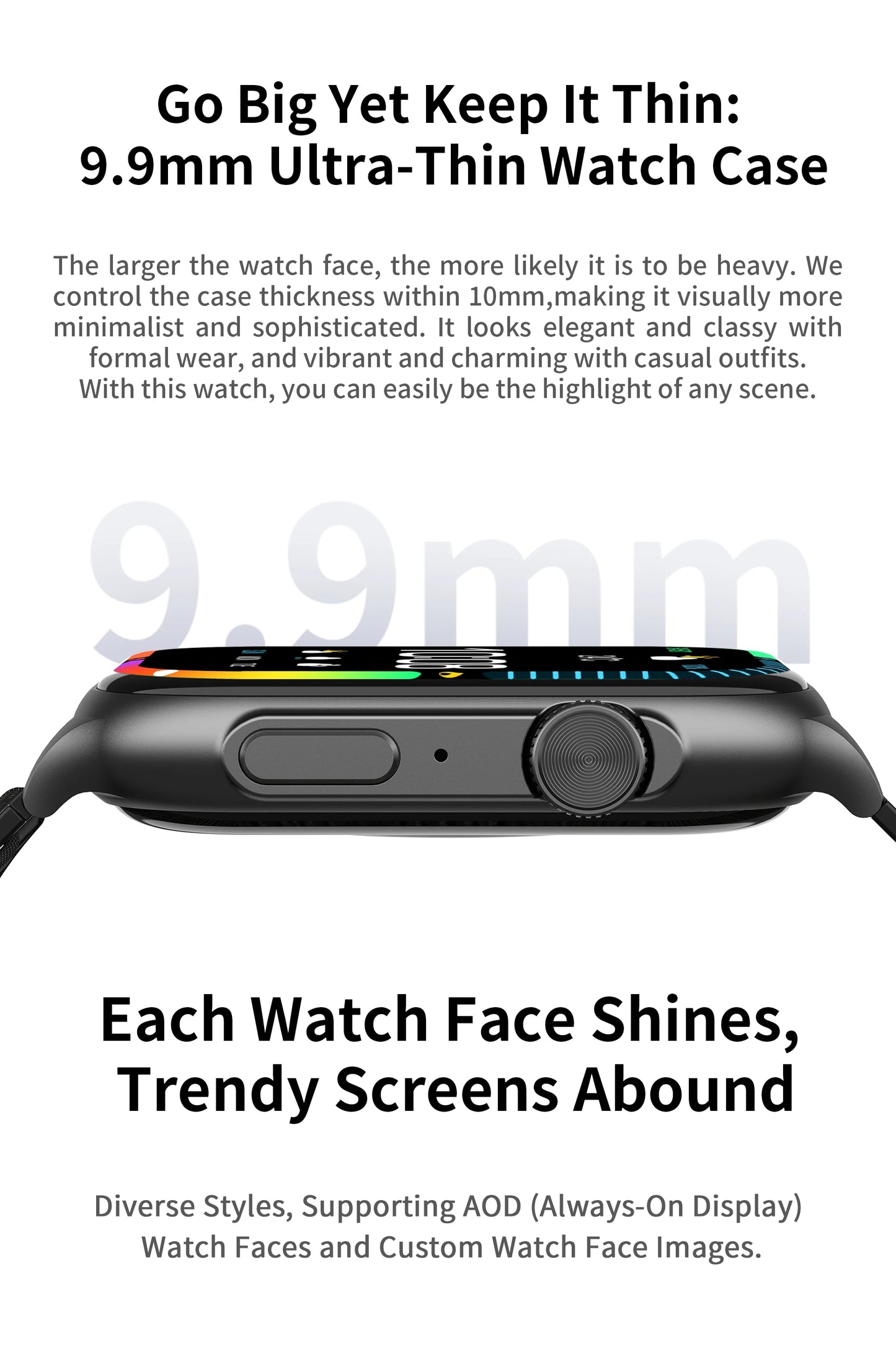 Lenovo 2025 New Smart Watch Men Women 1.96” HD AMOLED Heart Rate Health Monitor Bluetooth Call Waterproof IP68 For Android IOS