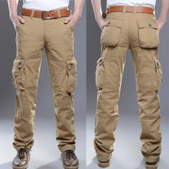 Multi-Pocket Men's Casual Pants Military Tactical Joggers Cargo Pants Outdoor Hiking