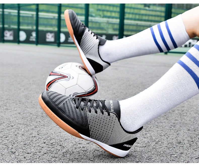 Futsal Soccer Shoes Men Low Naked Ankle Adult Professional Indoor Football Boots