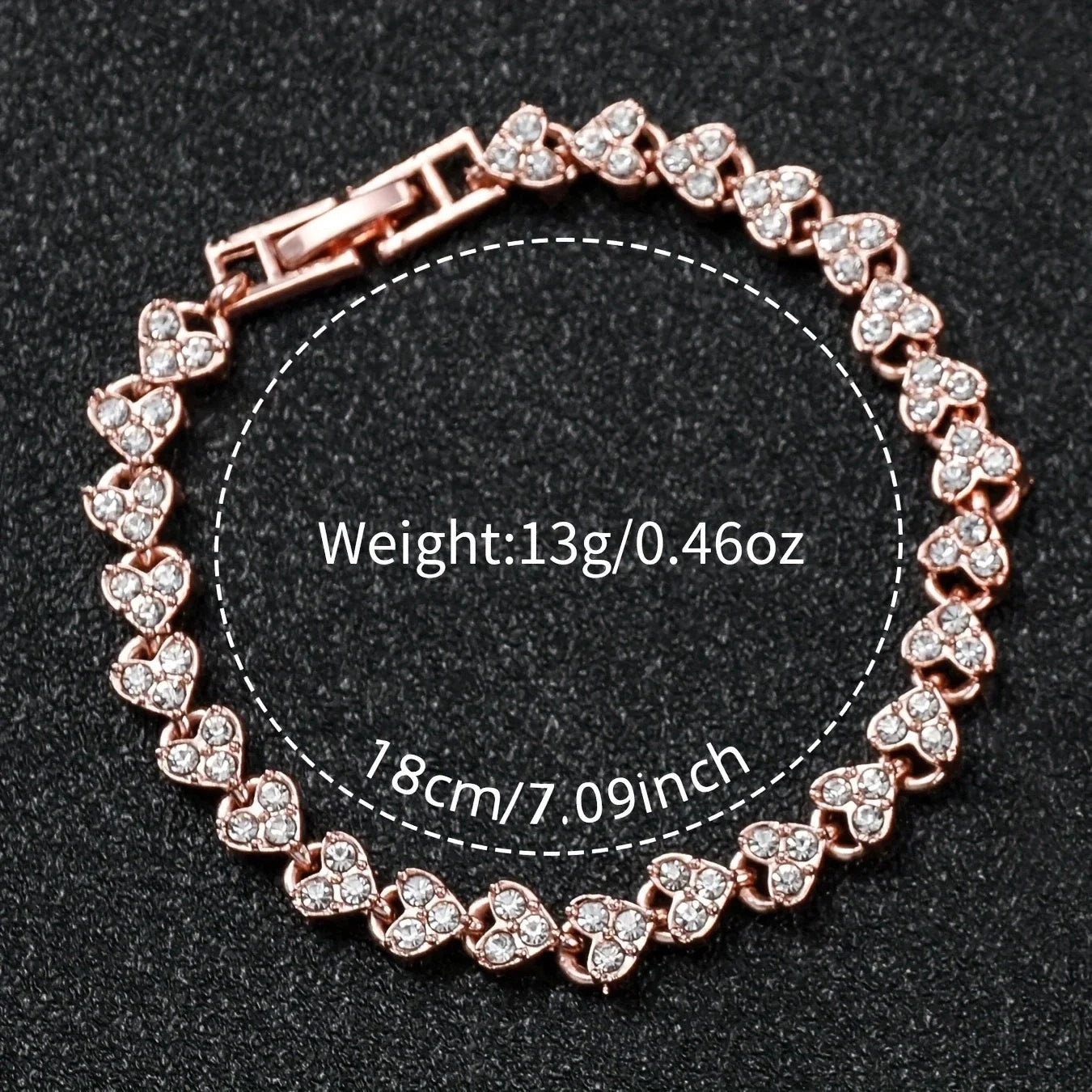 6PCS/Set Women's Watch Fashion Steel Band Quartz Watches Diamond Bracelets Set（Without Box）
