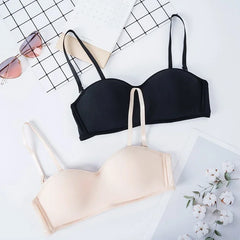 Women Invisible Bra Strapless Bralette 1/2 Cup Women's Underwear Female