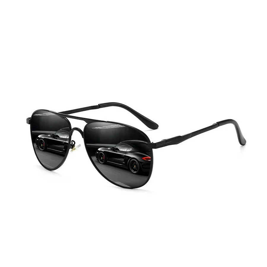 Luxury Oversized Metal Pilot Sunglasses Men Women Driving Fishing Sun Glasses Male Female Sunglass Man Eyewear